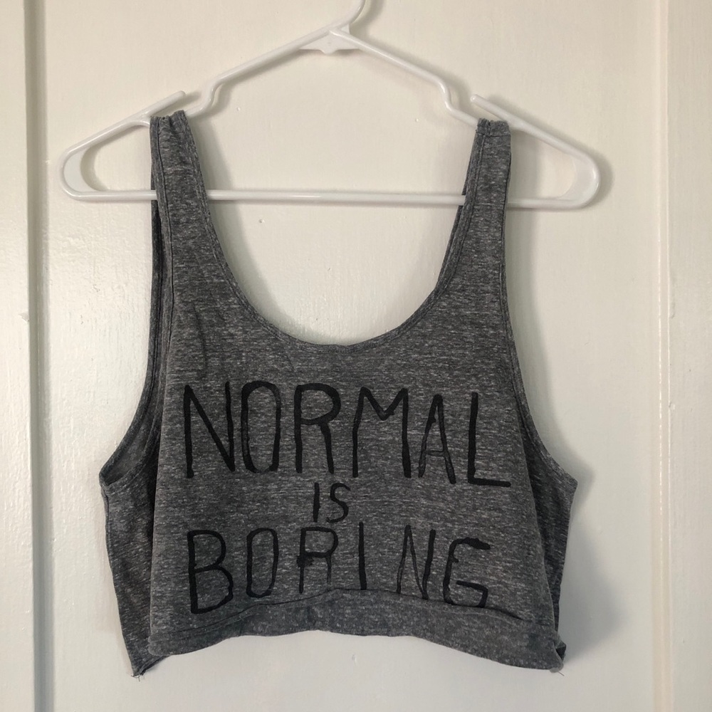 Cropped tank